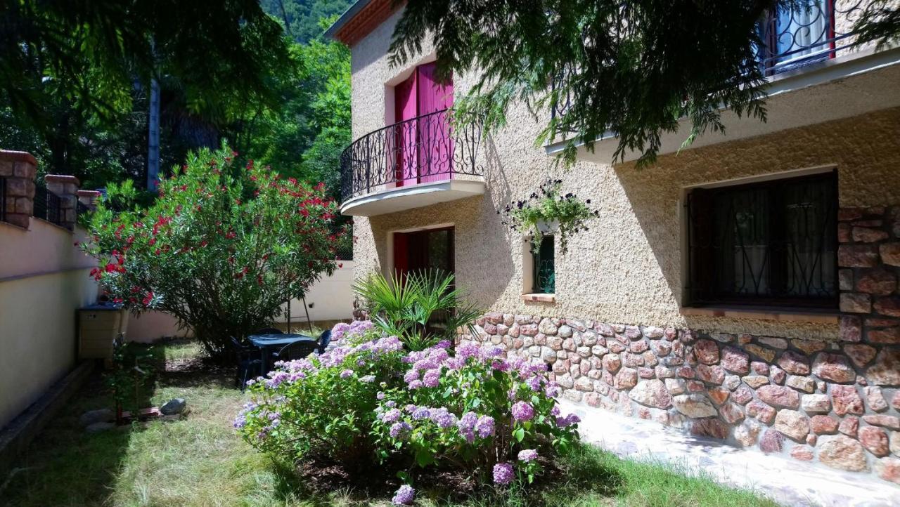 Appartement 48 M2 Avec Jardin Au Rdc Dans Villa A 5 Min A Pied Des Thermes De Vernet-Les-Bains, Location De Samedi A Samedi Екстериор снимка